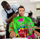 GAMMA+ X STYLECRAFT RADIOACTIVE BARBER & STYLIST CAPE – Green - SC312G