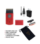 StyleCraft S|C UNO 2.0 Afeitadora profesional inalámbrica de una sola lámina actualizada – Roja