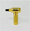 Miniaspirador eléctrico inalámbrico PERCU con potente chorro de aire turbo, dorado, con accesorio de aspiradora integrado