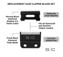 StyleCraft S|C INSTINCT-X PROFESSIONAL VECTOR MOTOR CORDLESS HAIR CLIPPER WITH INTUITIVE TORQUE CONTROL – SC608M