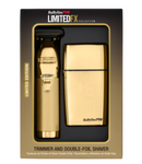 BaByliss PRO LimitedFX Gold Trimmer & Double Foil Shaver – FXDUOFS2TG
