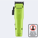 BABYLISSPRO® FXONE™ LO-PROFX LIMITED EDITION NEON YELLOW CLIPPER (TOOL ONLY) – FX829NYLT