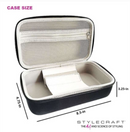 STYLECRAFT COMPACT TRAVEL CASE FOR CLIPPERS, TRIMMERS, AND SHAVER ACCESSORIES – SC301B