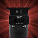 StyleCraft Super-Torque Modular Rebel Clipper & Trimmer Combo Set – Red - SC203R