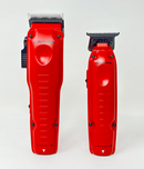 BABYLISSPRO 2 piezas FXONE RED LO-PROFX COMBO INALÁMBRICO de PBC: CORTADORA FX829MR, RECORTADORA FX729MR