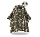 Capa de barbero con camuflaje BlackIce
