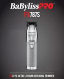 Recortadora de pelo con esqueleto metálico SilverFX de BabylissPRO, de litio, FX787S