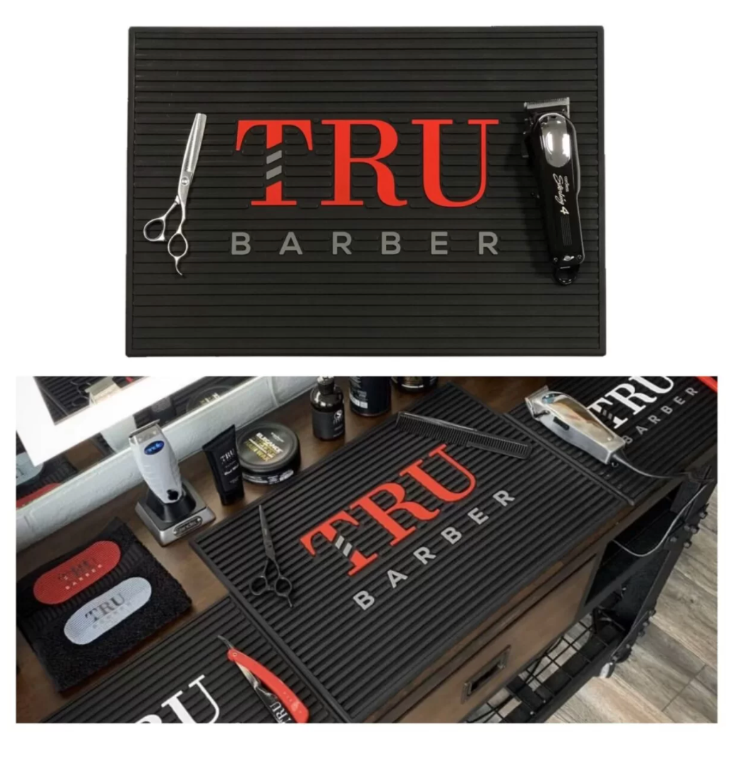 TruBarber barber station Mat 19”x13” – multiple colors instock