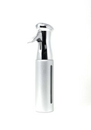 Silver chrome continuous spray mist bottle 300ml