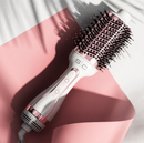 Secador de pelo iónico 2 en 1 StyleCraft S|C Hot Body Blowout Brush – Blanco/oro rosa