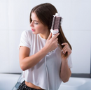 Secador de pelo iónico 2 en 1 StyleCraft S|C Hot Body Blowout Brush – Blanco/oro rosa