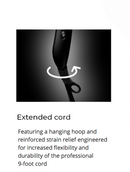 Secador de pelo con tecnología iónica Gamma+ Xcell, color negro