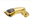 CORTADORA DE PELO PROFESIONAL INALÁMBRICA GAMMA+ GOLDEN GUN CON MOTOR MICROCHIP MAGNÉTICO DE 9 V – Edición de coleccionista