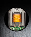 CORTADORA DE PELO PROFESIONAL INALÁMBRICA GAMMA+ GOLDEN GUN CON MOTOR MICROCHIP MAGNÉTICO DE 9 V – Edición de coleccionista