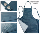 Delantal de barbero de lujo BarberGeeks – Ivy Blue
