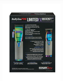 Cortadora inalámbrica BaBylissPRO LimitedFX Boost+ Lithium y recortadora de barba sin cable con base de carga adicional – FXHOLPKCTB-I – ChameleonFX