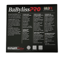 BaBylissPRO GoldFx Collection combo FXHOLPK2GN – The Classic Holiday Combo With Black DLC Blade on the Trimmer and Black Foil on the Shaver