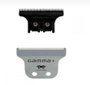 Cuchilla para recortadora de cabello X-Pro de acero inoxidable clásica fija Gamma+ con DLC de carbono Black Diamond: “The One Cutter Set” SC530SB