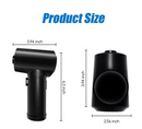 Mini soplador recargable de aire inalámbrico para peluquería, color negro