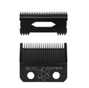 CUCHILLA DE REPUESTO PARA CORTADORA DE PELO FIJA DE COLOR NEGRO StyleCraft S|C CON CORTADORA DE DIENTES PROFUNDOS DELGADOS Y MÓVILES DE COLOR NEGRO