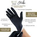STYLECRAFT S|C STUDIO – PROFESSIONAL NITRILE LATEX FREE GLOVES WITH TEXTURED GRIP – 100 COUNT SC336B