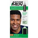Just For Men Shampoo-In Color Gray Hair Coloring for Men Jet Black 1.11 oz