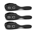 STYLECRAFT S/C THE FRESH CUT BARBER BRUSH BLACK – 3 PACK SC318SB