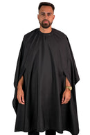 Barber Strong THE HANDS FREE BARBER CAPE – SOLID BLACK