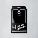 L3VEL3™ PROFESSIONAL RUBBER NECK CUTTING CAPE – Black / White Trim