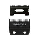 Gamma+ Double Black Diamond Carbon DLC Fixed Replacement Fade Blade w/ Shallow Tooth Cutter (GP534B)