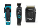 StyleCraft S|C / Gamma+ Powerhouse Combo Shorty Clipper, Saber Precision Trimmer & Boosted Shaver By IBS