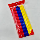 LOOKS BARBER COMB SET DE 12 PIEZAS 8.5″ Amarillo, Azul, Naranja N.º 7017