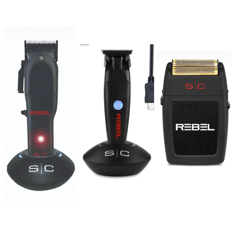 StyleCraft S|C 3pcs REBEL COMBO – Clipper, Trimmer, Shaver