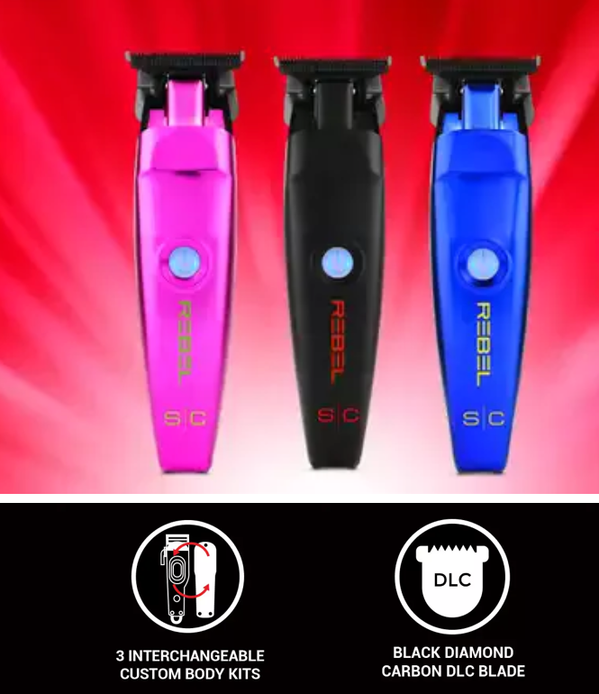 StyleCraft S|C PROFESSIONAL MODULAR SUPER-TORQUE MOTOR CORDLESS REBEL HAIR TRIMMER