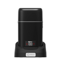 Afeitadora inalámbrica Caliber MOAB Black Metal Triple Foil con pantalla digital 