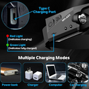 Tira de luces LED para cabeza de barbero, color negro