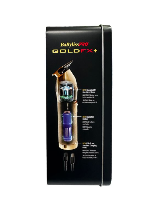 BaBylissPRO New Upgraded GoldFX+ N1 Skeleton Cordless Trimmer FX787NG