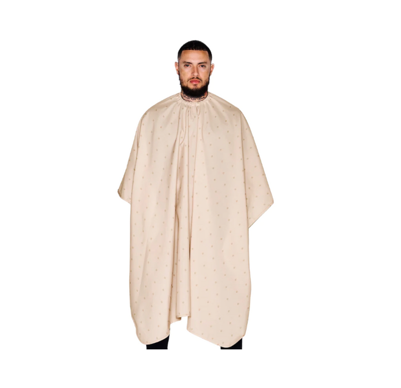 Barber Strong barber Cape – Shield Khaki – Creamy