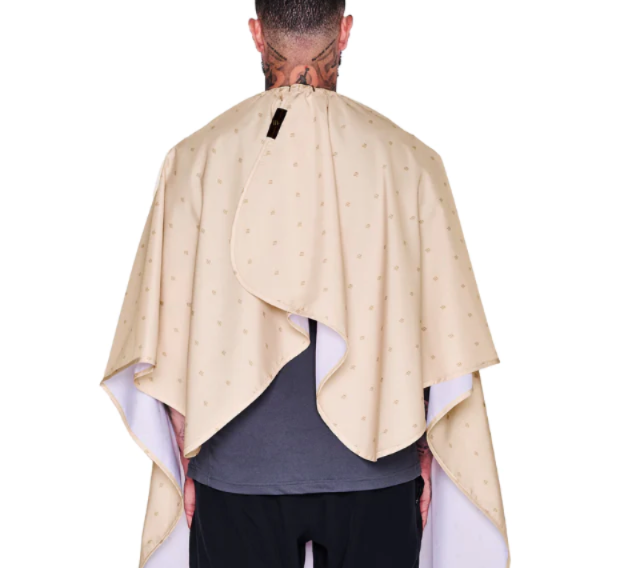 Barber Strong barber Cape – Shield Khaki – Creamy