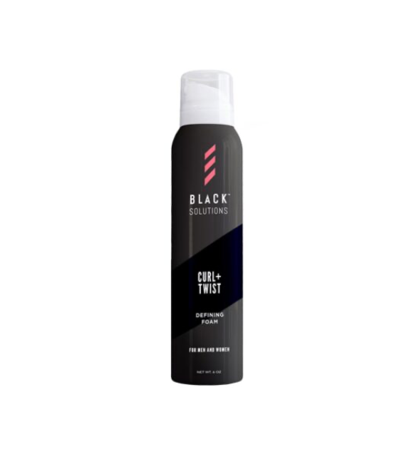 black Solutions Curl + Twist Defining Foam 5.9 oz