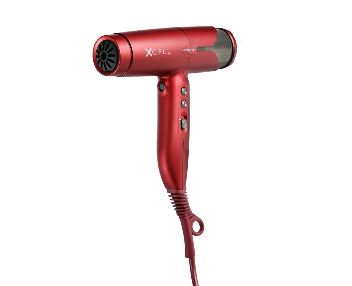 Gamma+ Xcell Ionic Technology Hair Dryer Blower – RED