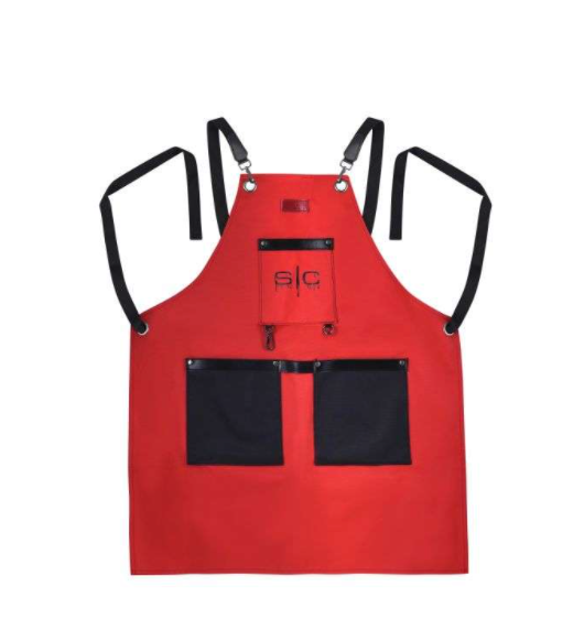 GAMMA+ X STYLECRAFT BARBER APRON – Red