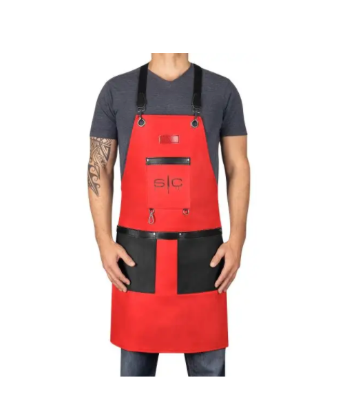 GAMMA+ X STYLECRAFT BARBER APRON – Red