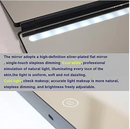 Espejo colgante plegable de tres lados para peluquería profesional