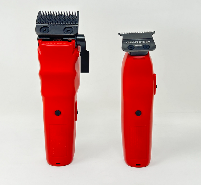 BABYLISSPRO 2pcs FXONE RED LO-PROFX CORDLESS COMBO by PBC – CLIPPER FX829MR, TRIMMER FX729MR