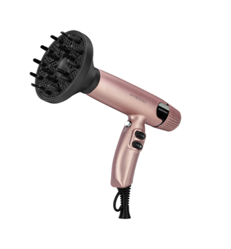 Gamma+ Hybrid Ionic Technology Hair Dryer -Rose Gold