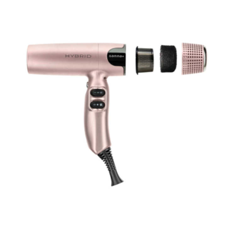 Gamma+ Hybrid Ionic Technology Hair Dryer -Rose Gold