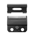 CUCHILLA DE REPUESTO PARA CORTADORA DE CABELLO CON DIENTES POCO PROFUNDOS, CORTE DE DIAMANTE, FIJA Y DEGRADABLE, 2.0, SET DE CORTADORAS MÓVILES, n.° SC540B