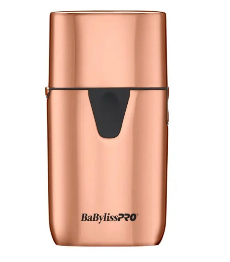 BaBylissPRO UV Disinfecting Rose Gold Single Foil Shaver - Kills 99.9% Of Bacteria - FXLFS1RG