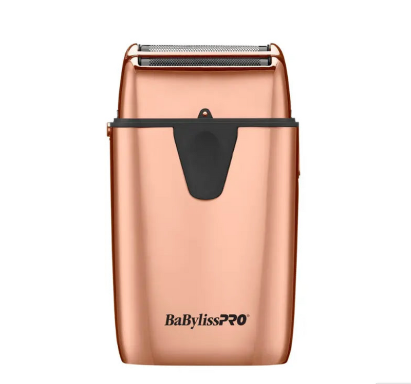 BaBylissPRO UV Desinfecting Rose Gold Double Foil Shaver - Kills 99.9% Of Bacteria - FXLFS1RG